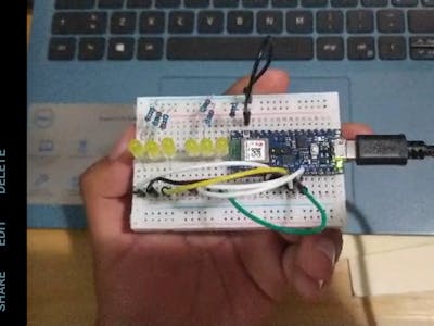 Uso de voz para direccionales(leds) con Arduino BLE Sense
