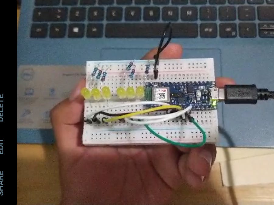 Uso de voz para direccionales(leds) con Arduino BLE Sense