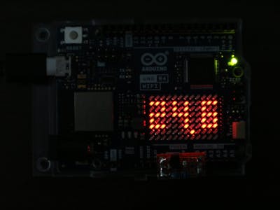 UNO R4 Wifi as a digital thermometer