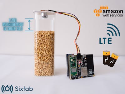 Battery-Powered Silo & Level Measurer: Pico LTE and AWS IoT