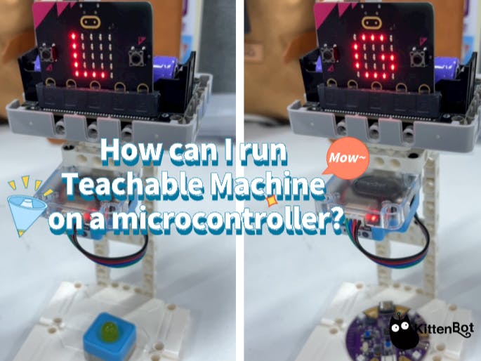 How can I run Teachable Machine on a microcontroller?