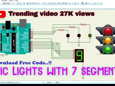 How to make Traffic Lights using 7 segment Display