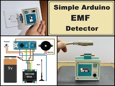 DIY Simple Arduino EMF (electromagnetic field) Detector