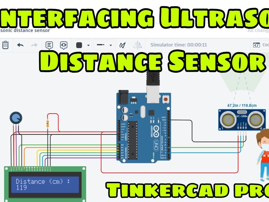 Interfacing Ultrasonic Distance Sensor