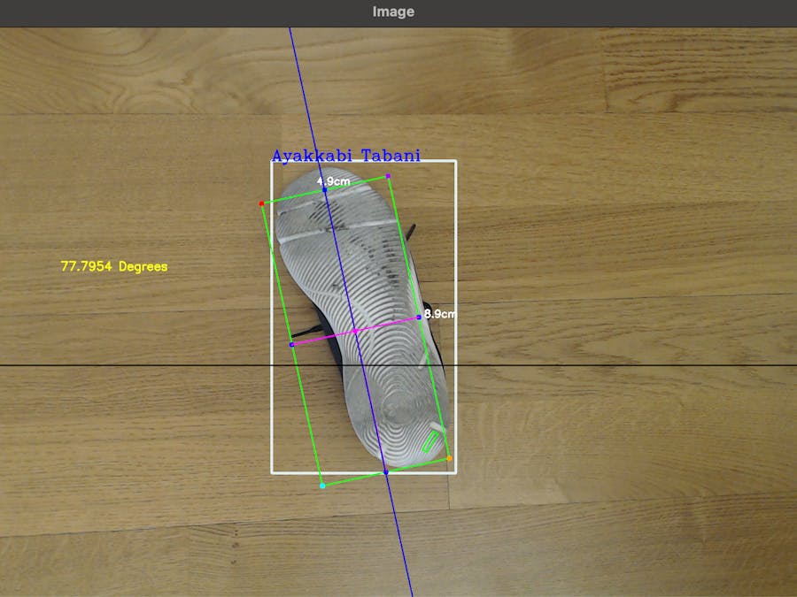 Find the angles using OpenCV