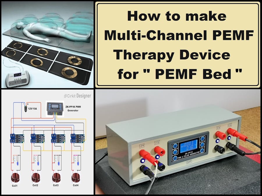 How to make Multichannel PEMF Therapy device for PEMF Bed