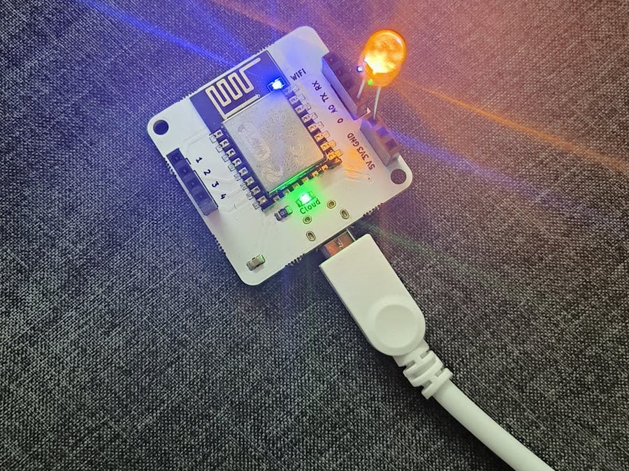 Automating a light on time with a Bolt Wi-Fi Module
