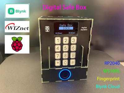Digital Safe Box (RP2040+W5100S+FingerPrint) Part2