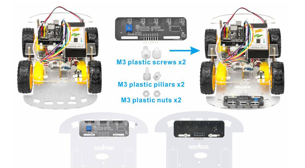 OSOYOO Robot car kit for Arduino - Hackster.io