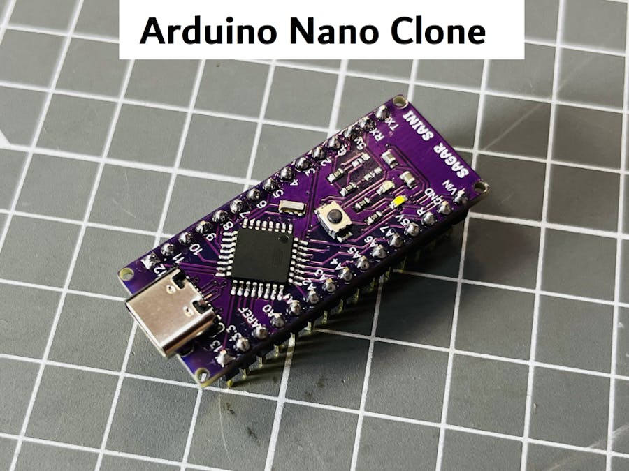 I made an ARDUINO NANO Clone Board