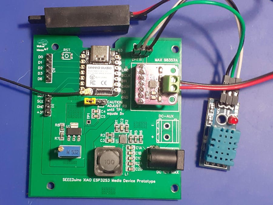 Xiao ESP32S3 Media Device Prototype