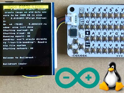 Ultra-low-powered Linux Computer running on microcontrollers