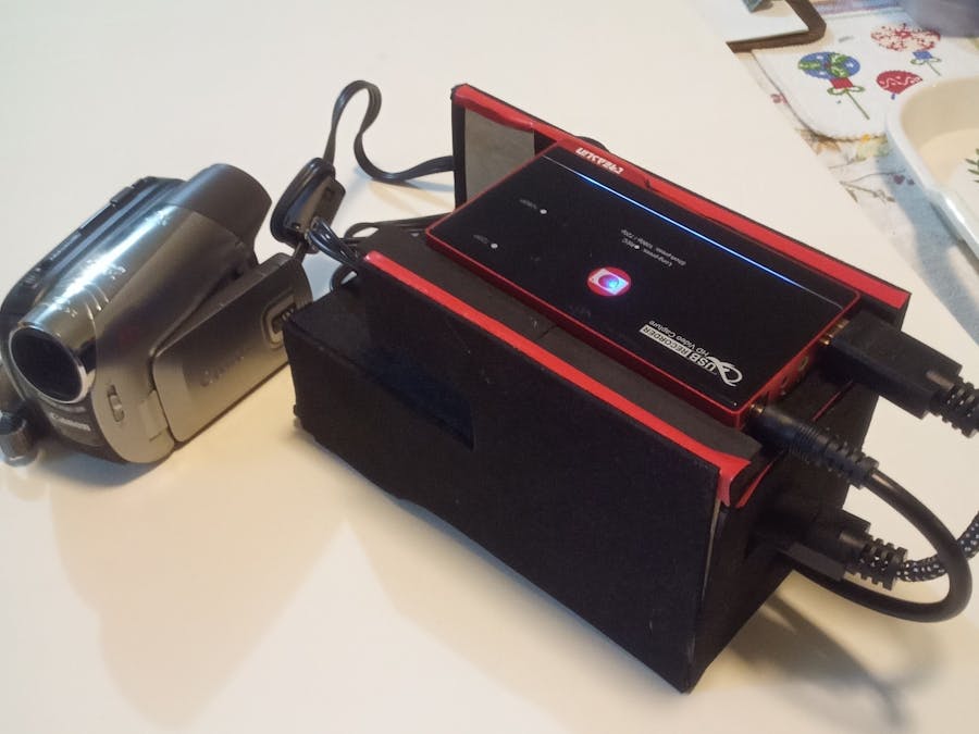 Capture tape camcorder analog video to memory card