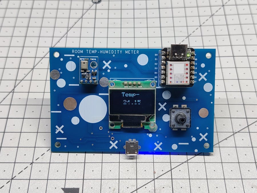 XIAO Room TEMP and HUMIDITY Meter