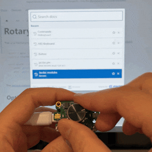 Rotary Button in DeviceScript