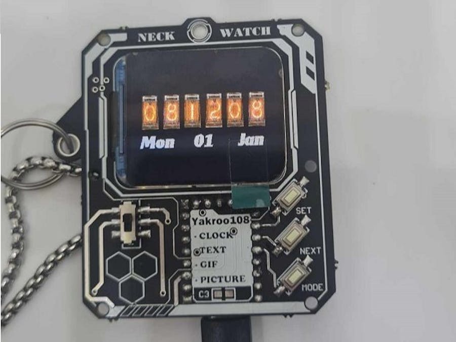 Neck watch PICO v2.0(cyberpunk)