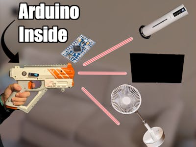 Hack a laser tag toy into a smart home sidekick!