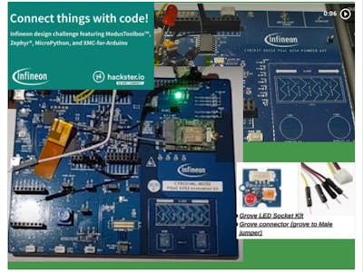 Connect things with code entry 1