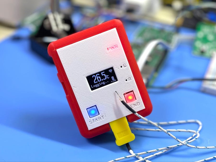 Temperature Data Logger for K-Type Thermocouple