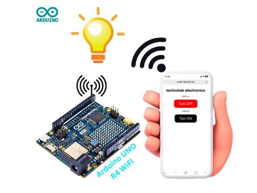 Arduino Uno R4 WiFi Home Automation: A DIY Local Web Server 