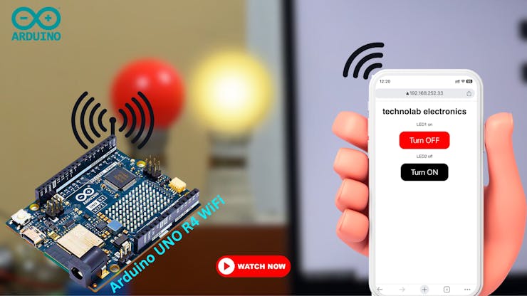 Arduino Uno R4 WiFi Home Automation: A DIY Local Web Server