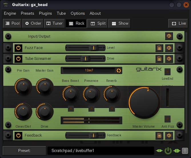 Guitarix linux on sale