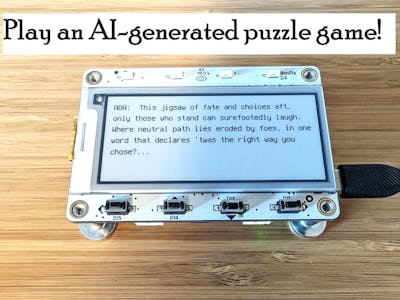 AI-Generated Puzzle Hunt (ADA Project 2)