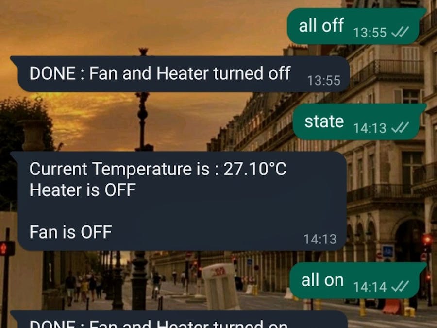 Temperature control & monitoring system, NodeMCU, iot projec