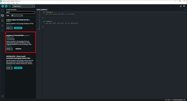 Install board support package