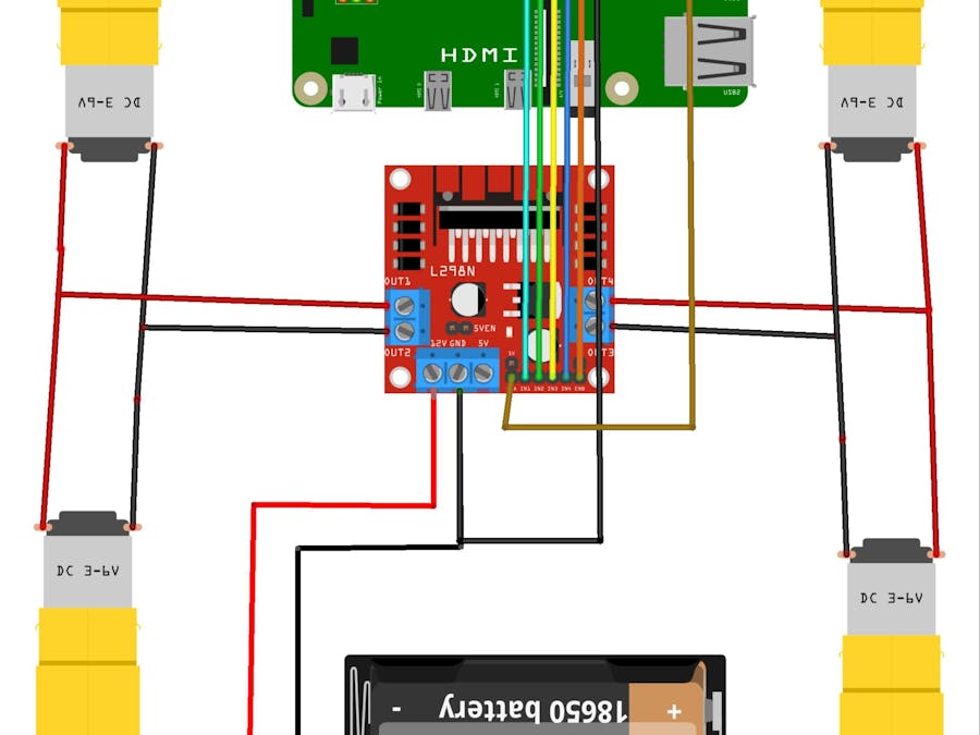 RC Robot with Raspberry pi 4