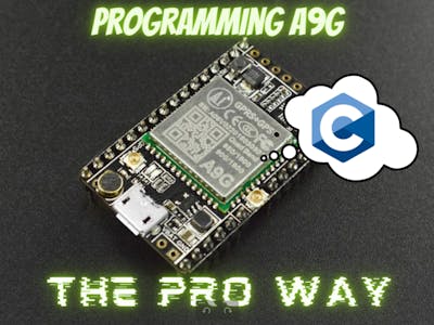 Compact GPRS module programming (A9G)