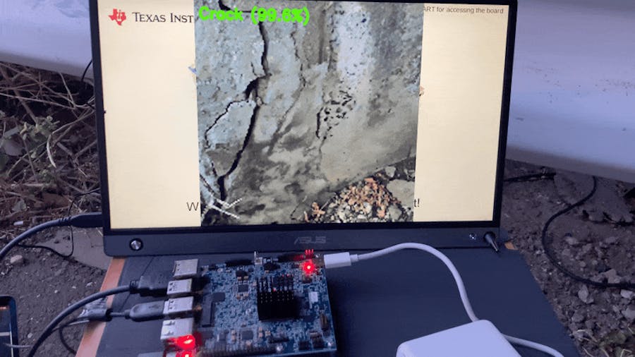 Surface Crack Detection and Localization w/ Seeed reTerminal