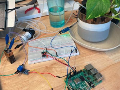 Plant Watering Robot With a Raspberry Pi
