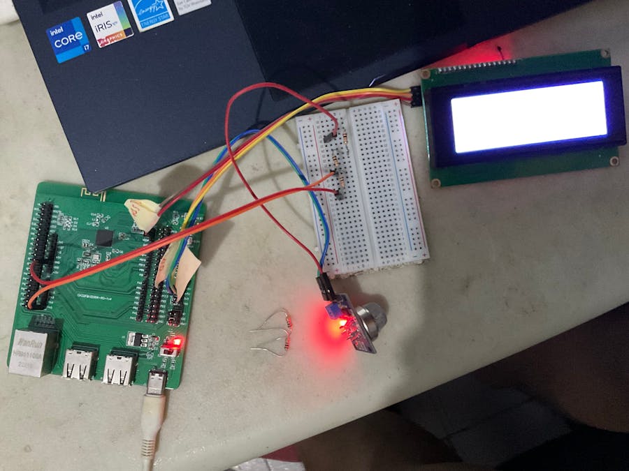 MQ-135 CO2 Air Quality using RT-Thread OS and CH32V208-R0