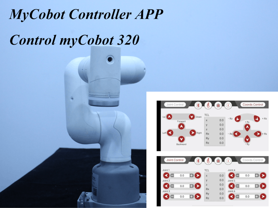 Controlling myCobot 320 with MyCobot Controller App