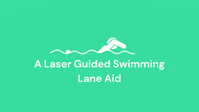 A Laser Guided Swimming Lane Aid