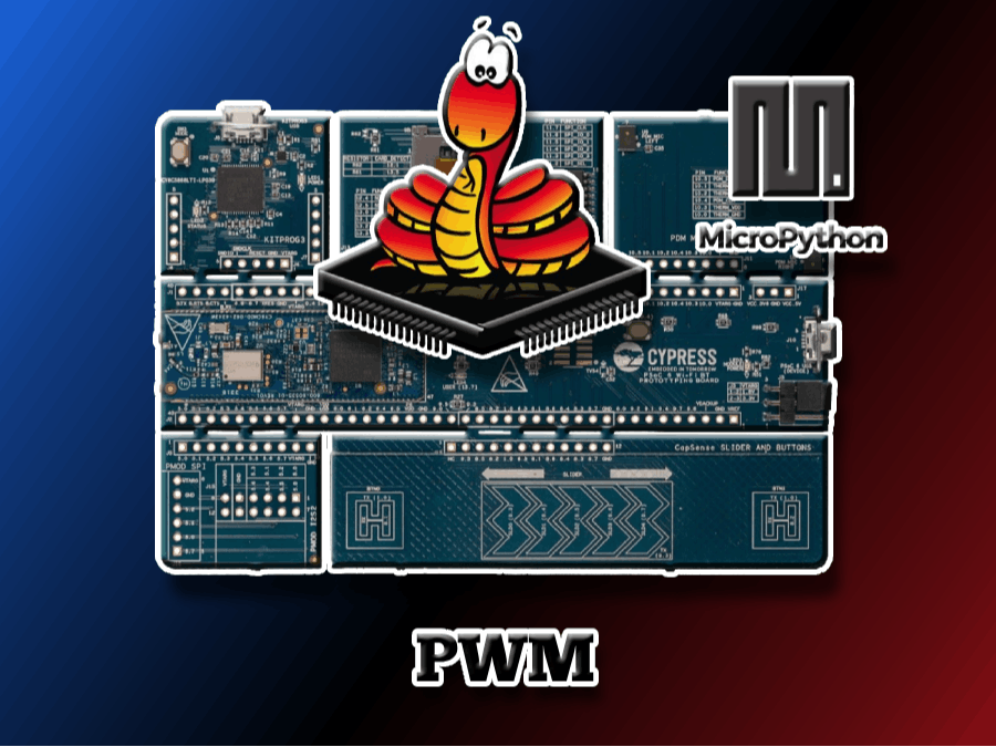 Using PWM with Micropython on the PSoC6