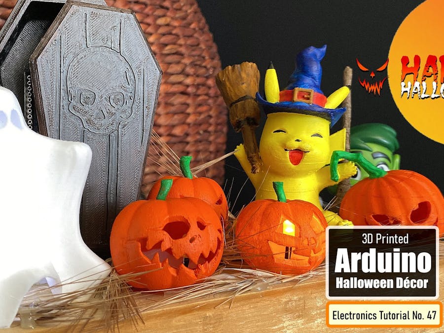 3D Printed Arduino Halloween Décor