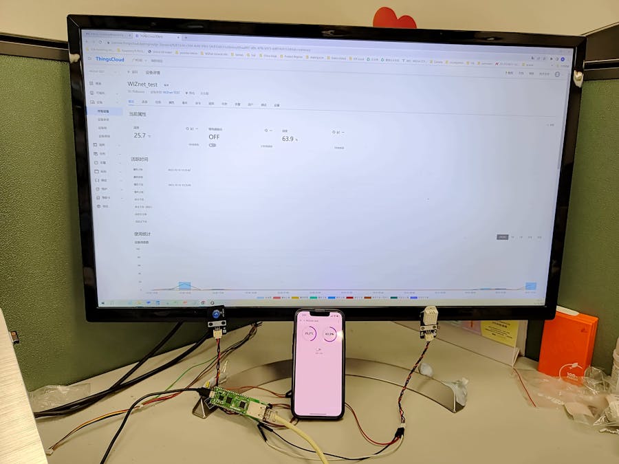 W5100S-EVB-PICO + ThingsCloud
