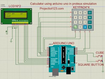 Arduino interfacing with Calculator