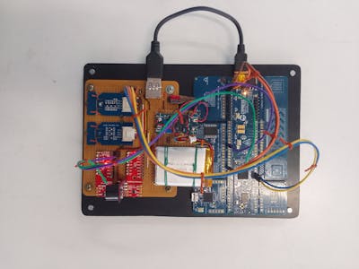A Smart Air Pollution and Noise Level indicator IoT Project