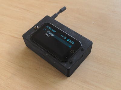 Lilygo T-Display Touch LoRa Pager