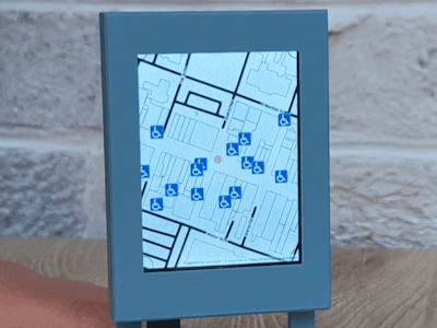 Interactive Display for Finding Wheelchair-Accessible Places