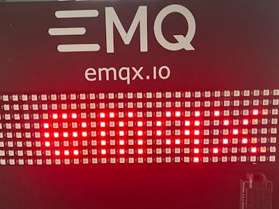 ESP32 LED Marquee using MQTT