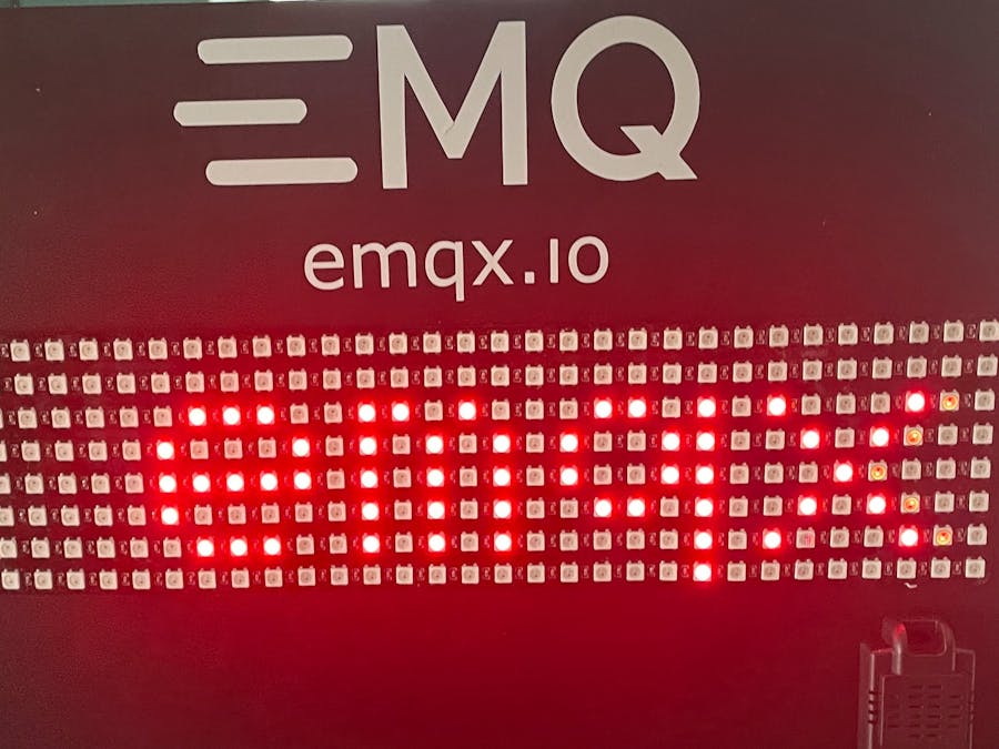 ESP32 LED Marquee using MQTT