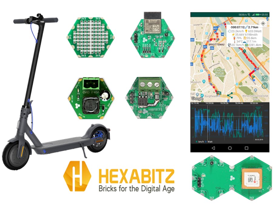 IoT-Enabled Electric Scooter Using Hexabitz Module