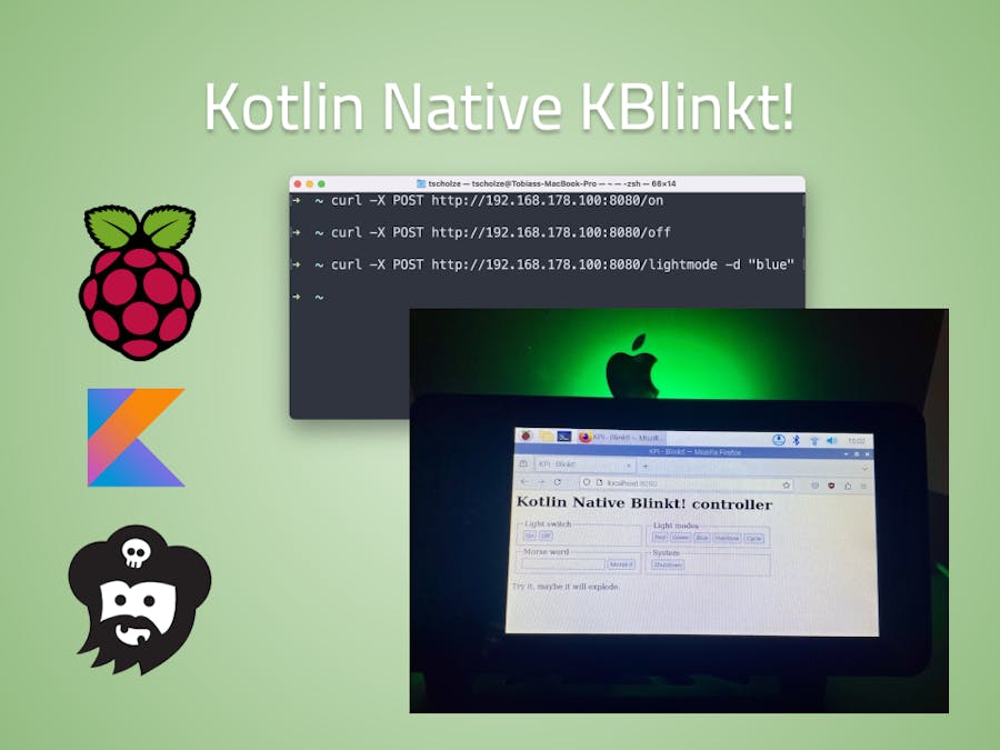 KBlinkt! - Kotlin Native program to control a Blinkt! HAT