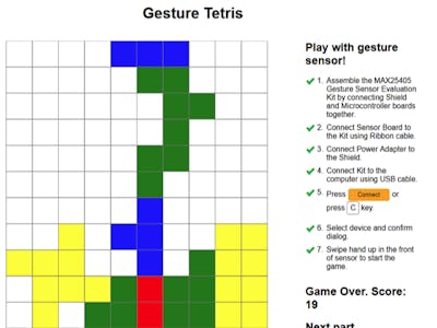 Gesture Tetris