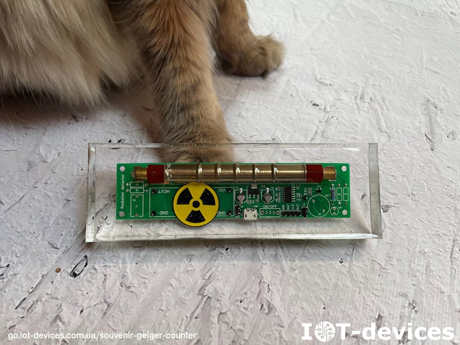 Epoxy Souvenir Geiger Counter GGreg20_ES