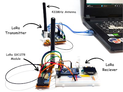 Interfacing SX1278 (Ra-02) LORA Module with Arduino